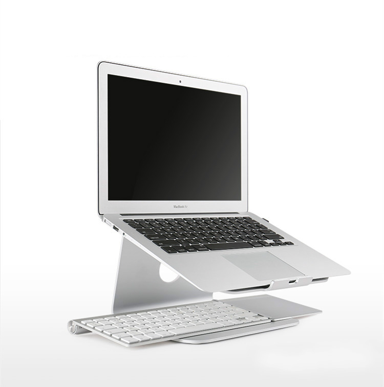 Ergonomic Stand Holder Laptop Silver JakartaNotebook com